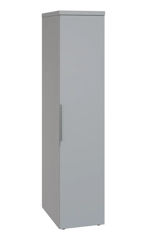 SIST 5 - 42 šatní skříň, 1-dveřová, tyč, pravá, 1820x400x600, šedá